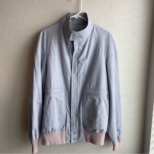 Vintage London Fog Grey/Sleet Bomber Jacket